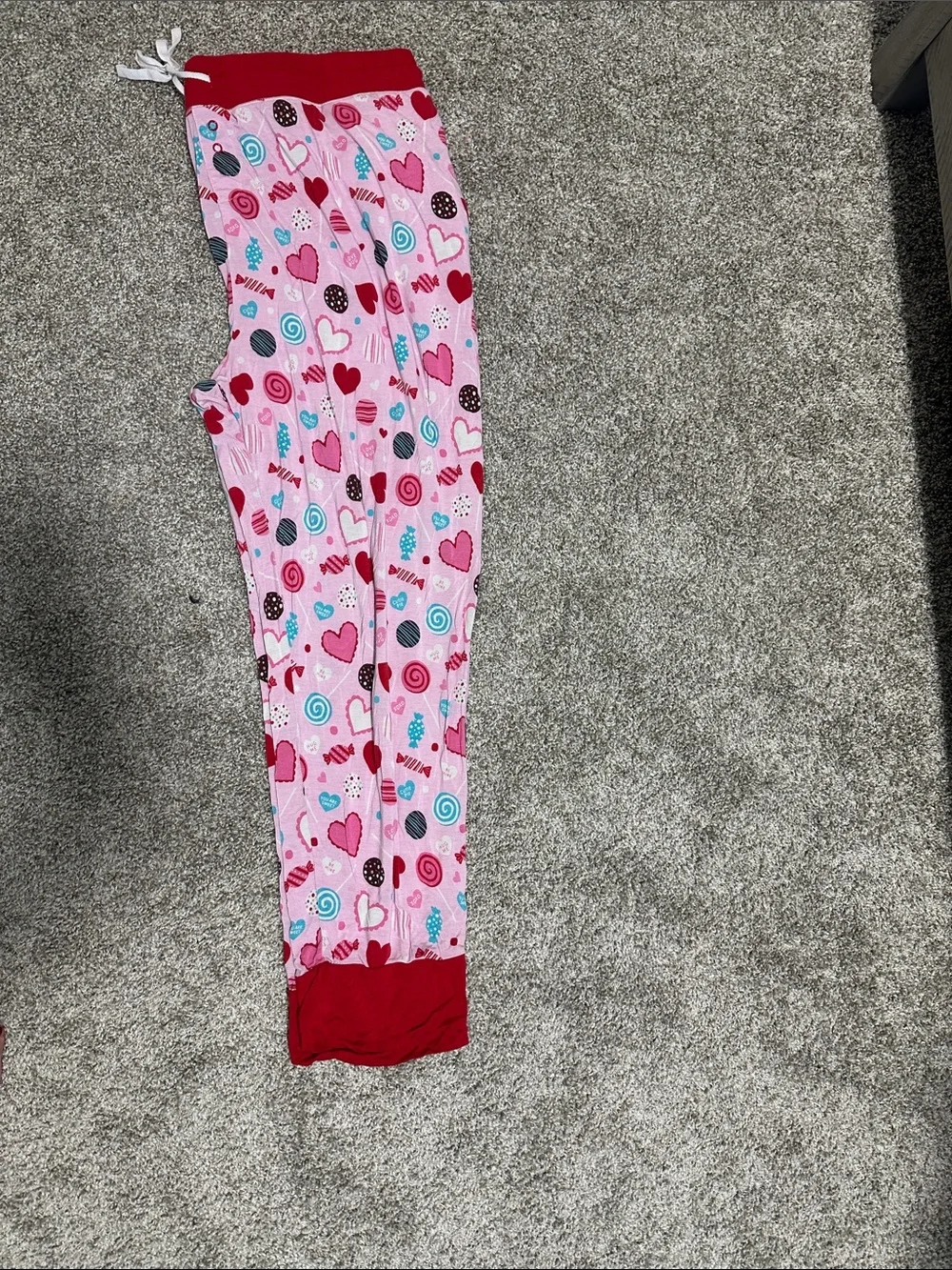 Women’s little sleepies Pink Heart & Candy Print Pajama Pants